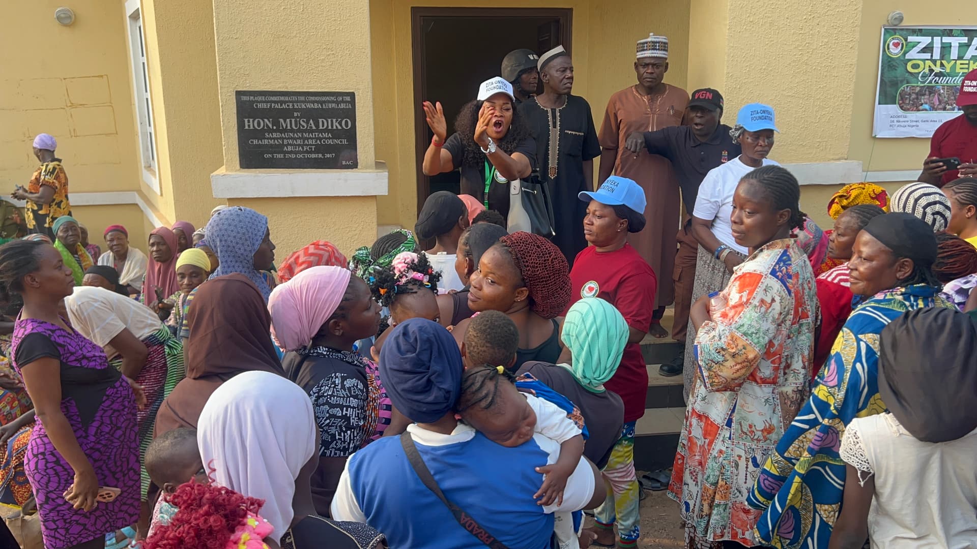 Outreach moments with Zita-Onyeka Foundation team