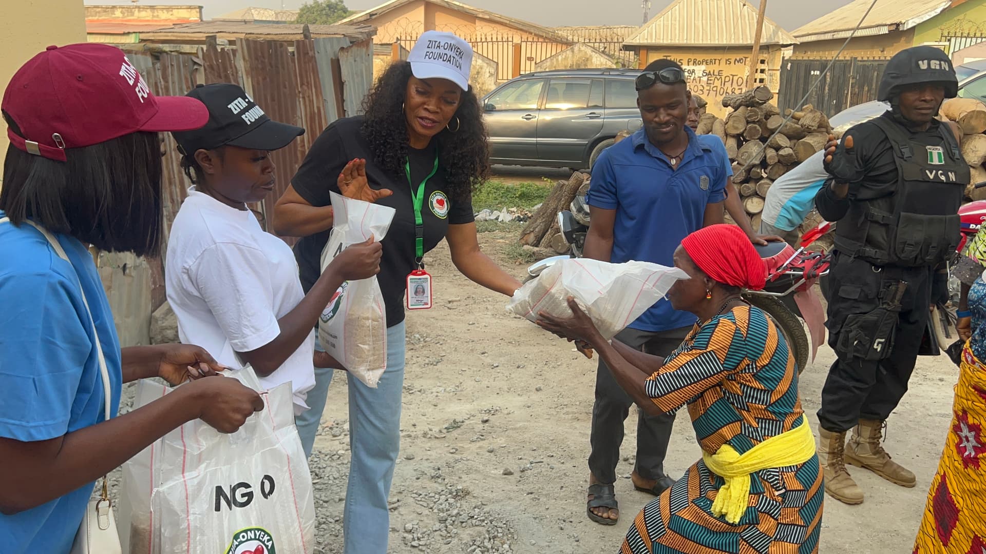 Outreach moments with Zita-Onyeka Foundation team